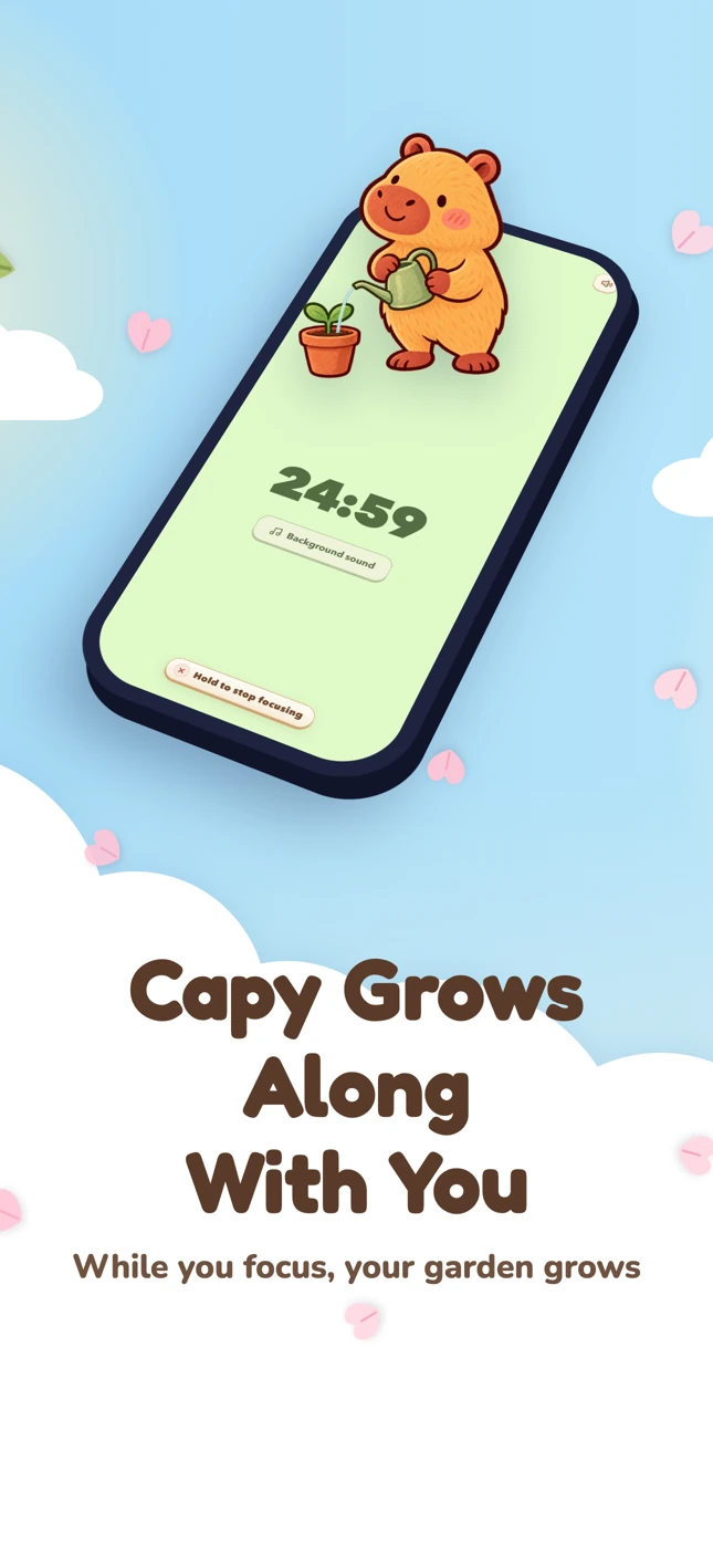 Focus with your capybara